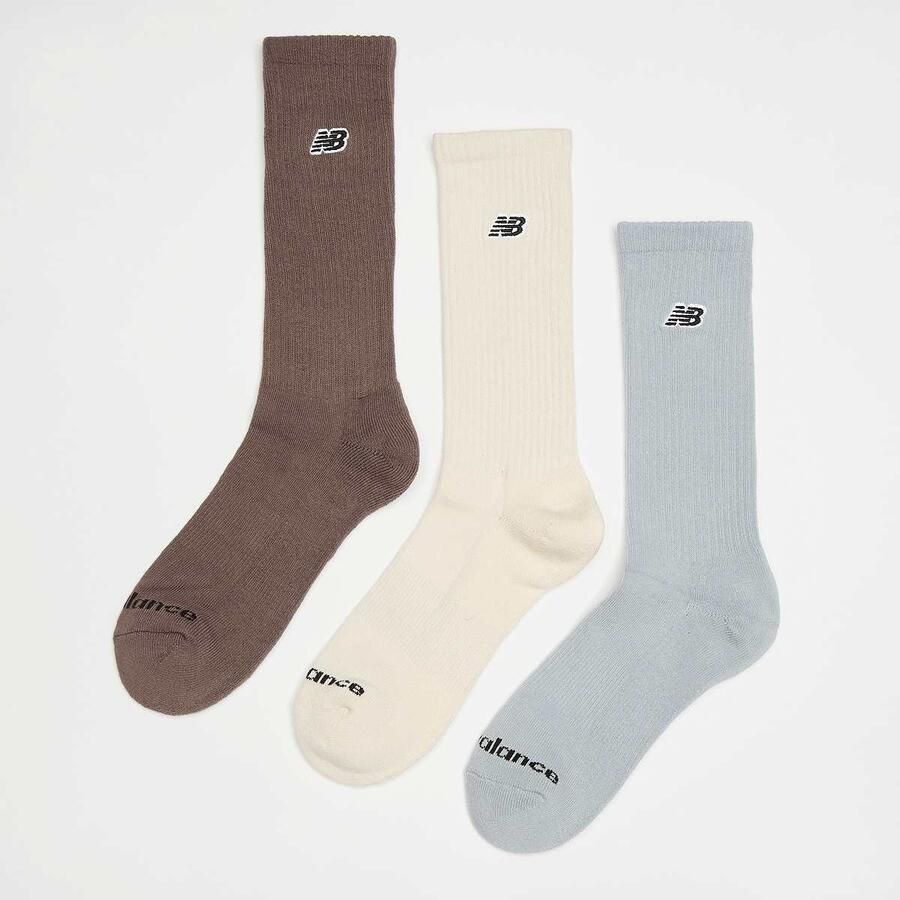 New Balance 3 PACK NB BLACK PATCH LOGO SEASONAL CREW multicpack Unisex Sokken multicolor Maat 39-42 Kleding - Foto 2