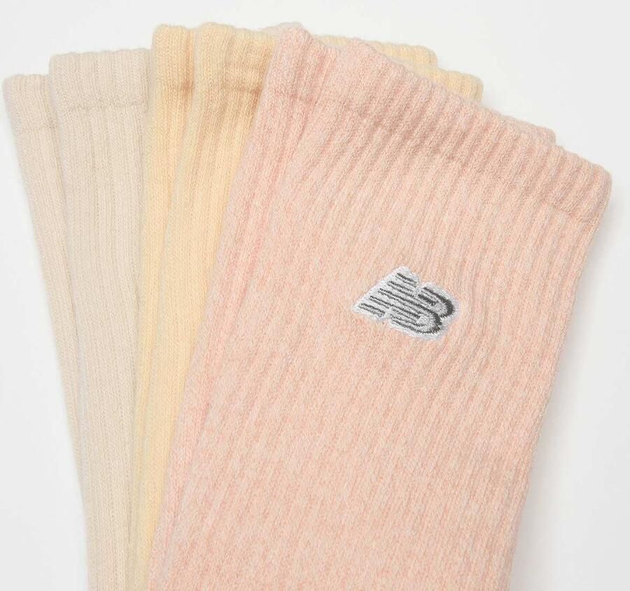 New Balance 3 PACK NB GREY PATCH LOGO MIDCALF multicolor Unisex Sokken Maat 35-38 Kleding