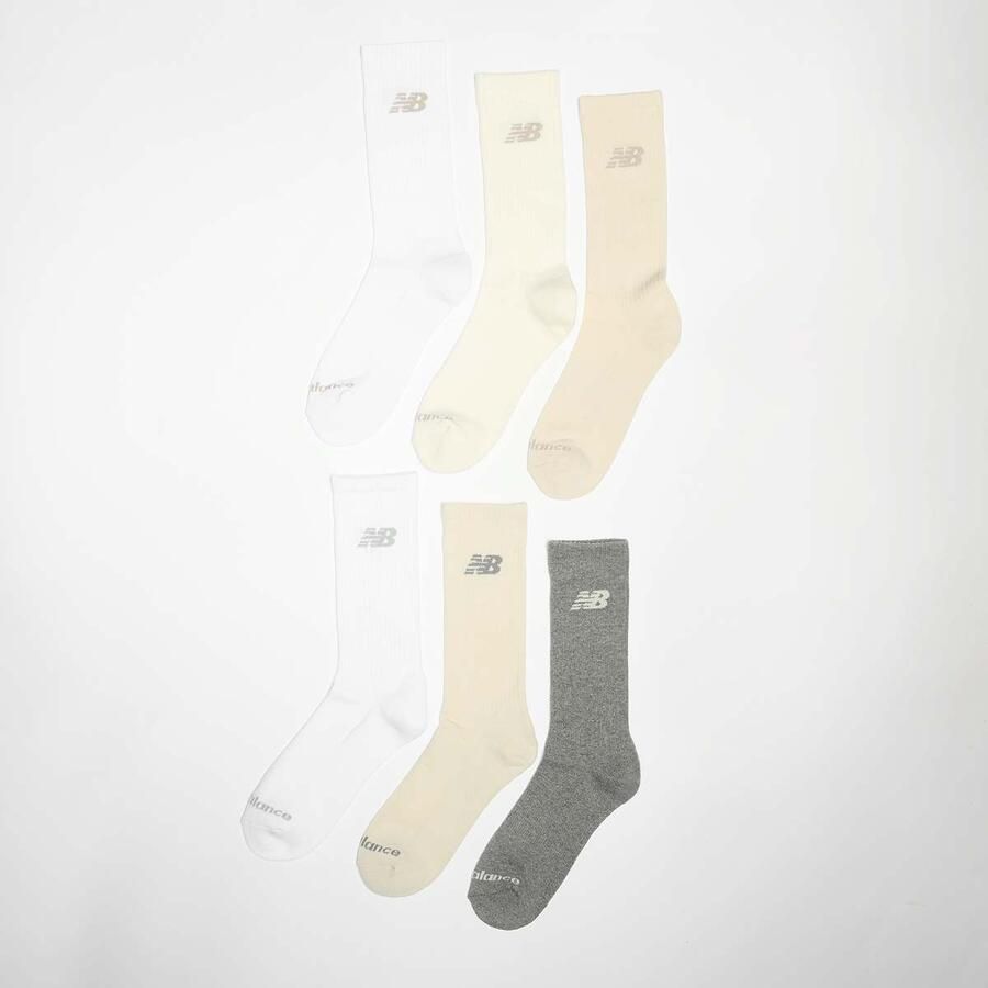 New Balance 6 PACK Everyday Seasonal Crew Unisex Sokken multicolor Maat 35-38 Kleding - Foto 2