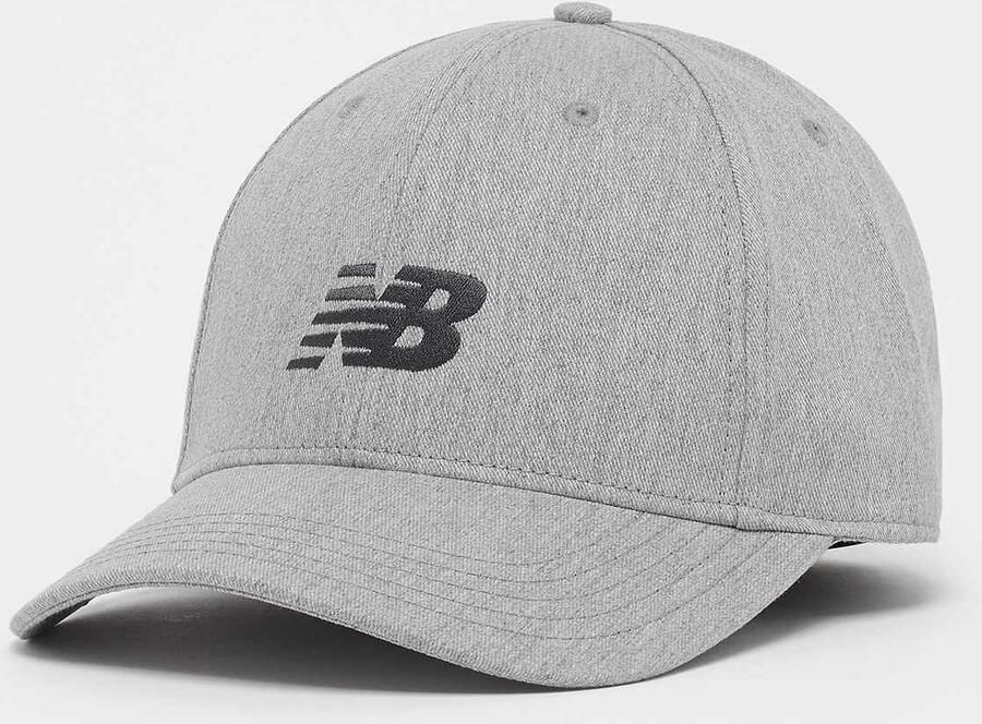 New Balance 6 Panel Structured Snapback Unisex Caps grijs Maat ONE SIZE Accessoires - Foto 3