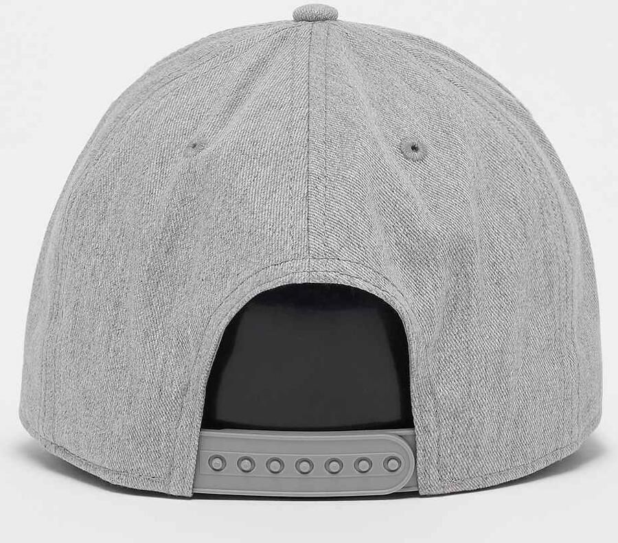 New Balance 6 Panel Structured Snapback Unisex Caps grijs Maat ONE SIZE Accessoires