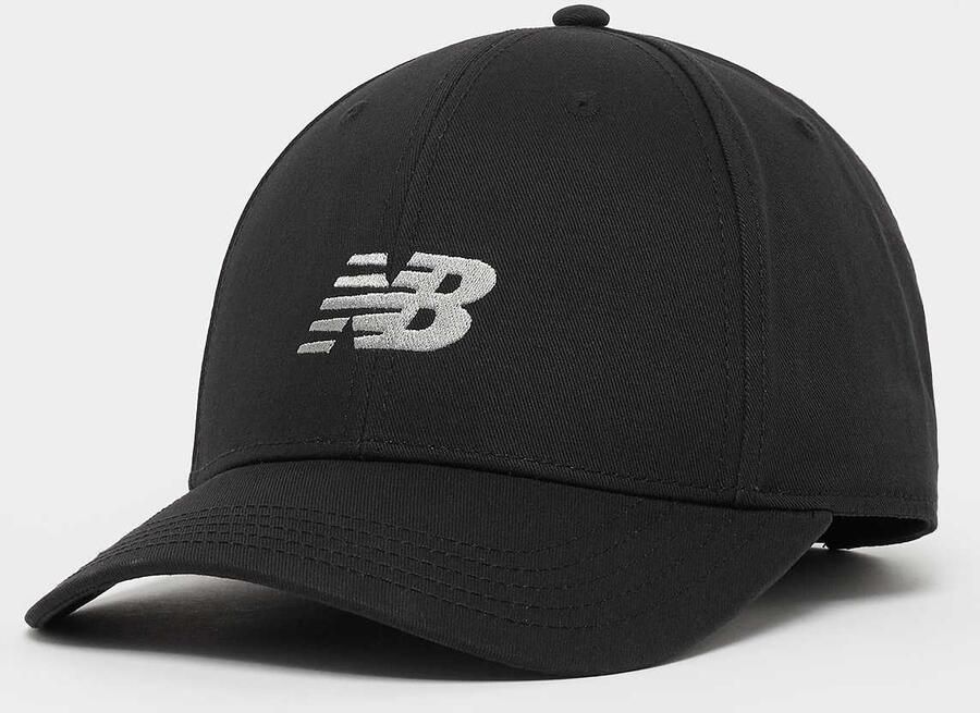 New Balance 6 Panel Structured Snapback Unisex Caps zwart Maat ONE SIZE Accessoires - Foto 3