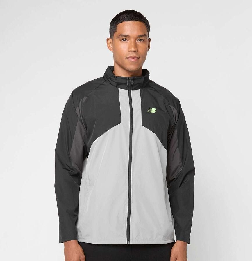 New Balance Active Woven Jacket Men Trainingspakken zwart Maat XL Kleding - Foto 3