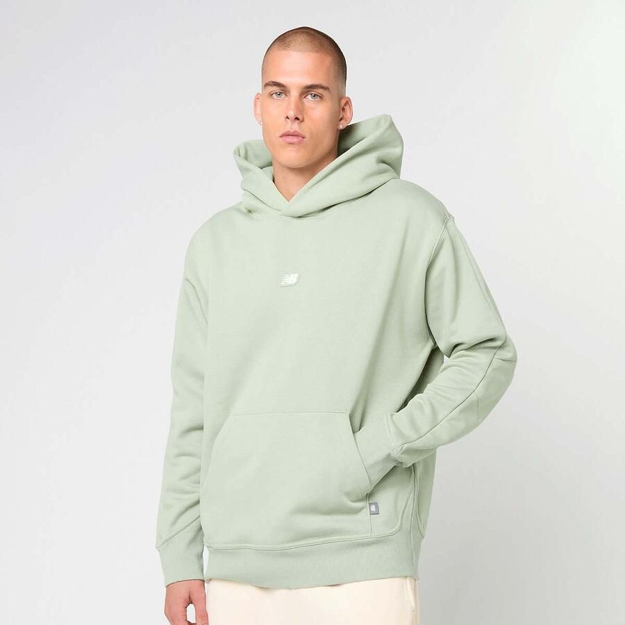 New Balance All Day Uniform Hoodie Men Hoodies & Sweaters groen Maat XL Kleding - Foto 3