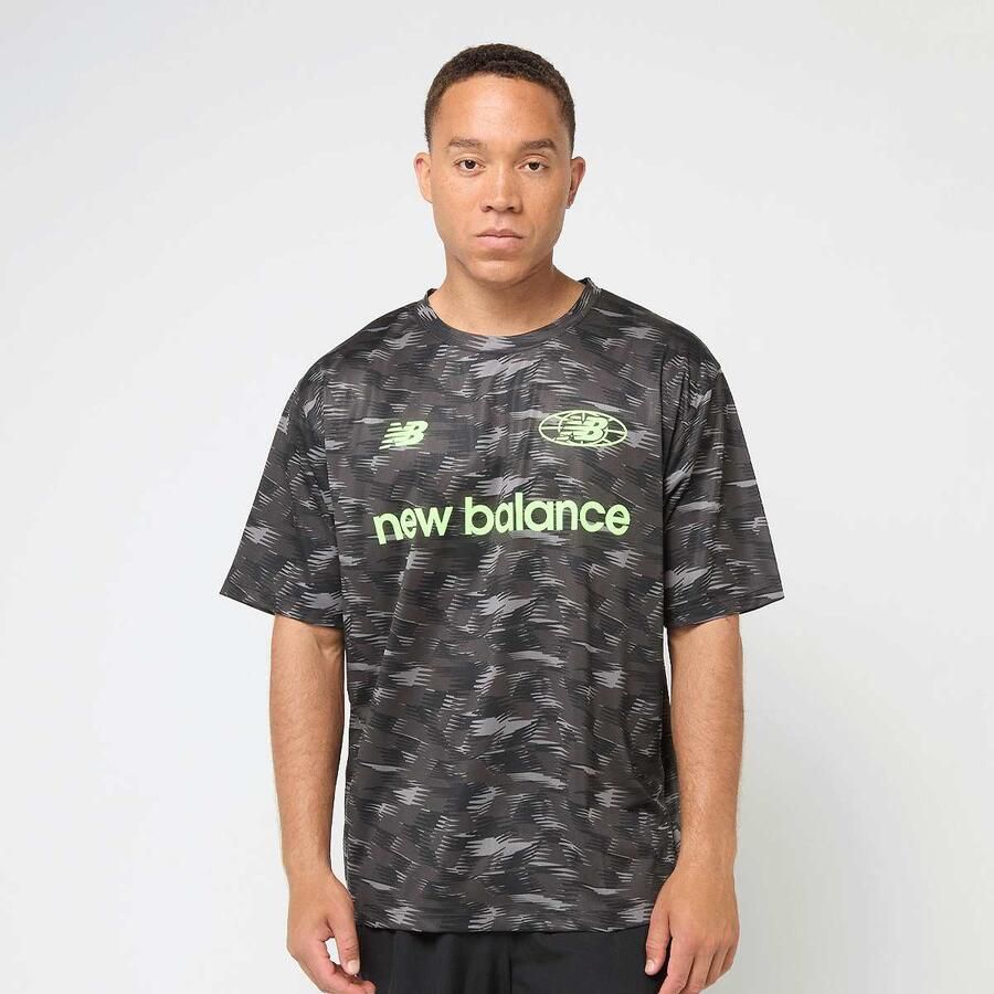 New Balance All-Over-Print Polytee Men T-Shirts & Polo's zwart Maat XL Kleding - Foto 3