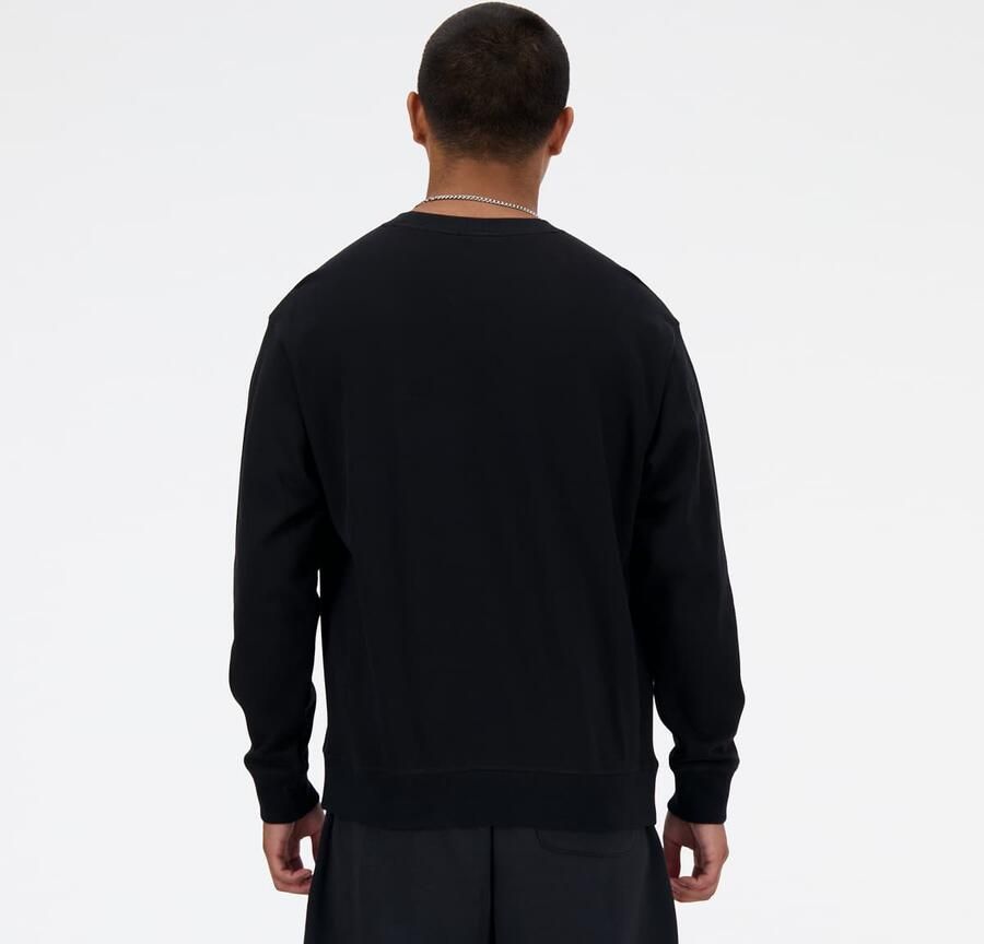 New Balance Athletics Premium Logo Crew Men Hoodies & Sweaters zwart Maat XL Kleding - Foto 2