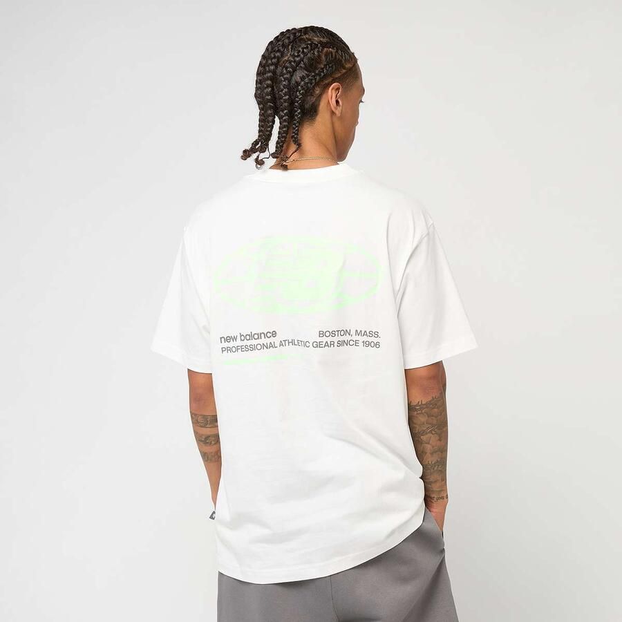 New Balance Back Print Graphic Tee Men T-Shirts & Polo's wit Maat XL Kleding - Foto 3