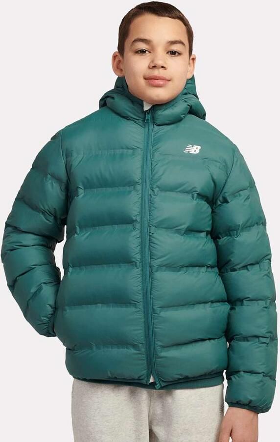 New Balance Bond Quilted Jacket Unisex Puffer jackets groen Kleding - Foto 3