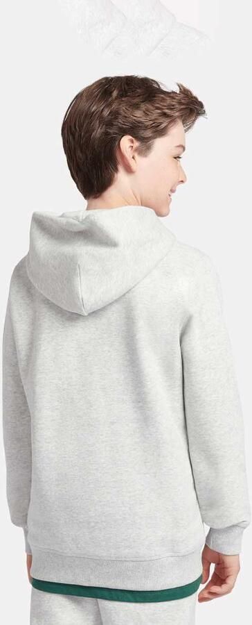 New Balance Boys French Terry Small Logo Hoodie Unisex Hoodies & Sweaters grijs Kleding