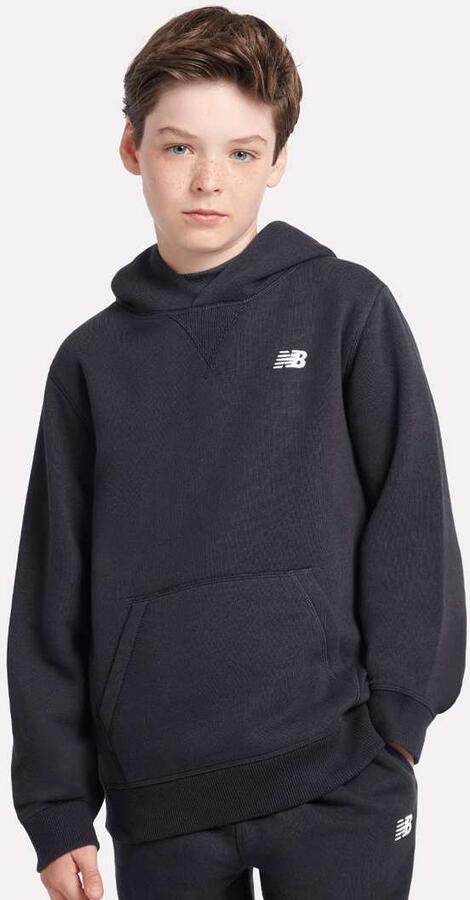 New Balance Boys French Terry Small Logo Hoodie Unisex Hoodies & Sweaters zwart Kleding - Foto 3