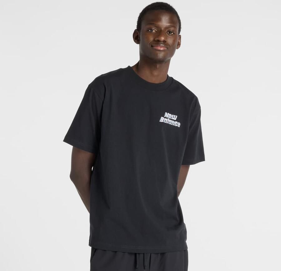 New Balance Chrome Runner T-Shirt Men T-Shirts & Polo's zwart Maat XL Kleding - Foto 3