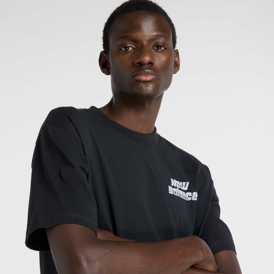 New Balance Chrome Runner T-Shirt Men T-Shirts & Polo's zwart Maat XL Kleding