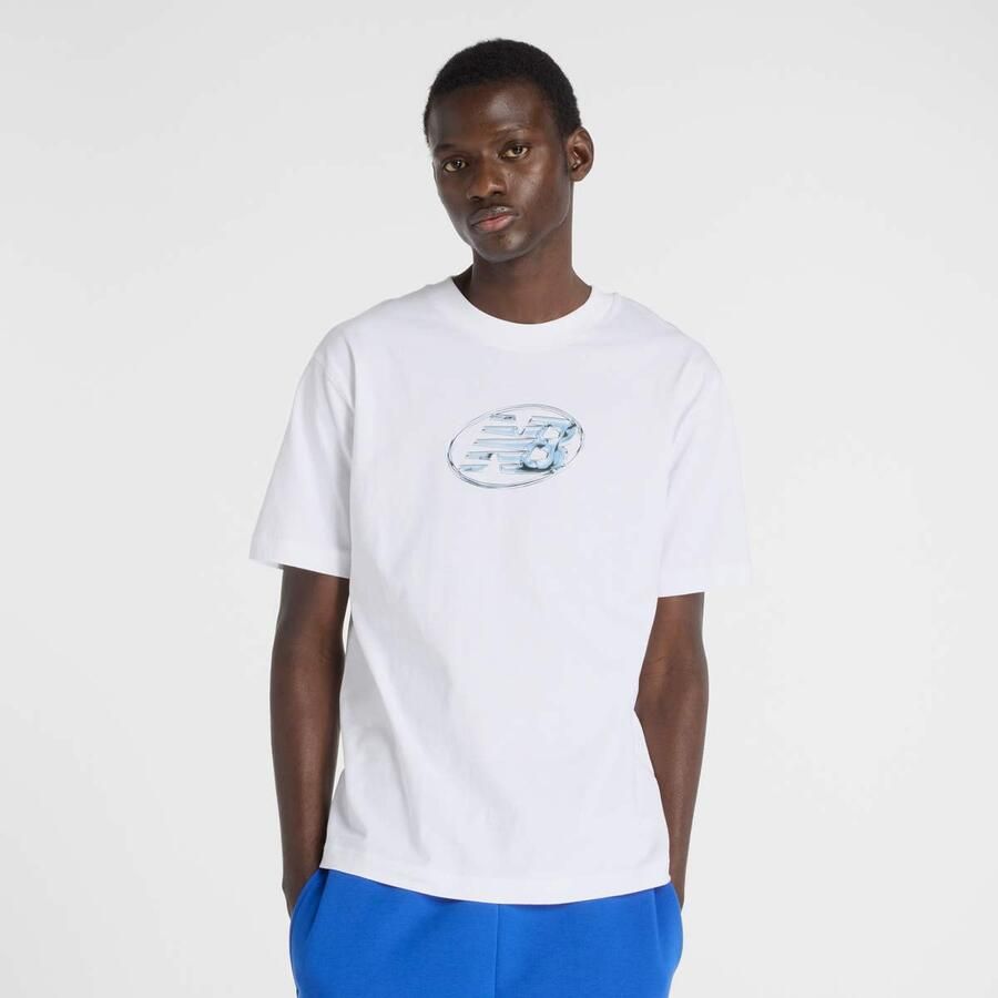 New Balance Chrome T-Shirt Men T-Shirts & Polo's wit Maat XL Kleding - Foto 3