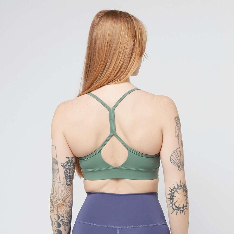 New Balance Essential Yoga Bra Wo Onderbroeken groen Maat XS Kleding