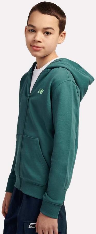New Balance Fitness Centre Illustrated Full Zip Hoodie Unisex Hoodies & Sweaters groen Kleding - Foto 2