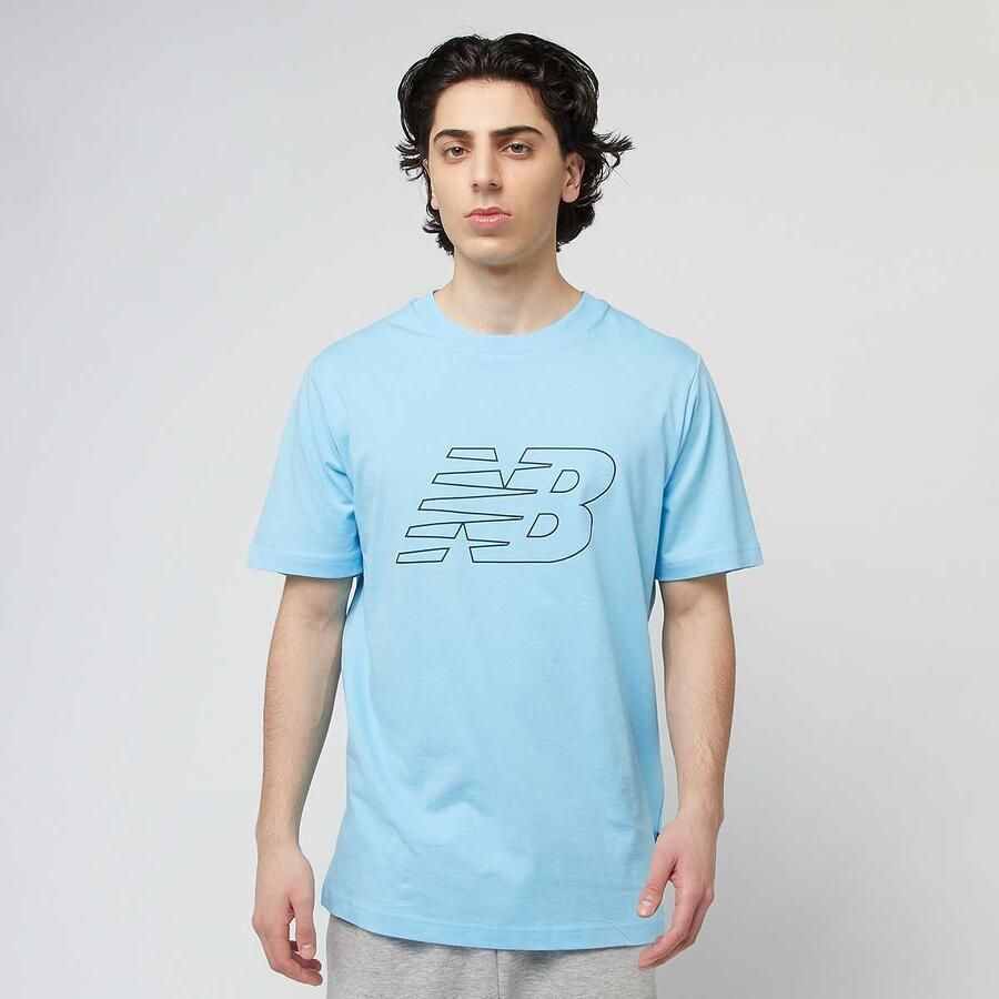 New Balance Flying T-Shirt Men T-Shirts & Polo's blauw Maat XL Kleding - Foto 3