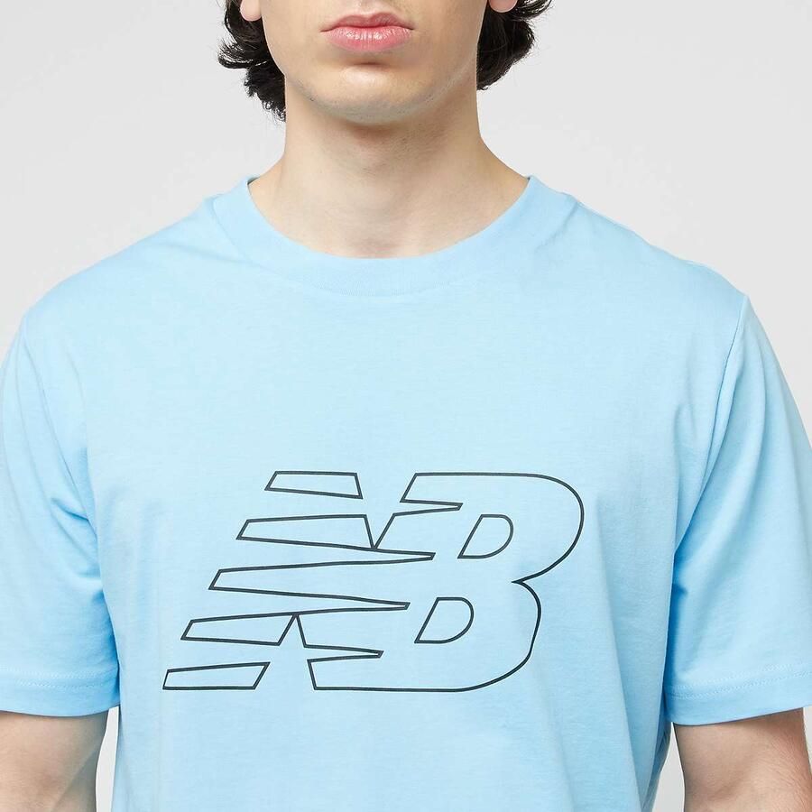 New Balance Flying T-Shirt Men T-Shirts & Polo's blauw Maat XL Kleding - Foto 2