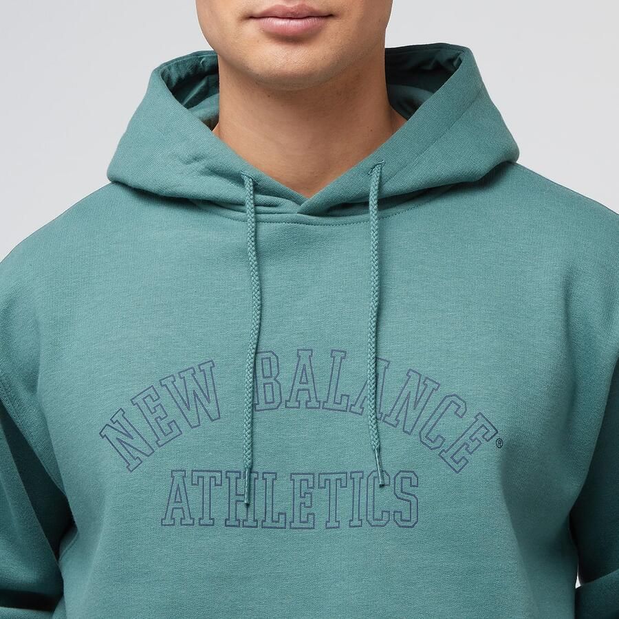 New Balance Graphic Hoodie Men Hoodies & Sweaters groen Maat S Kleding - Foto 2