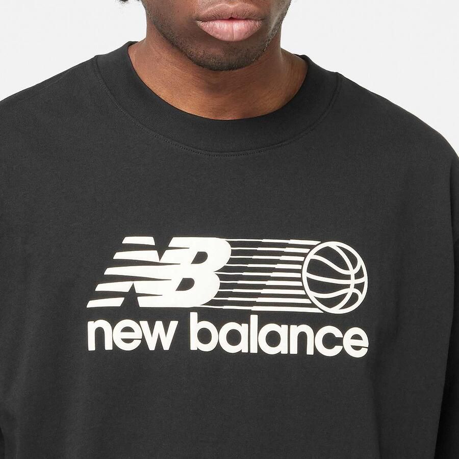 New Balance Hoops Graphic T-Shirt men T-Shirts & Polo's zwart Maat XL Kleding - Foto 2