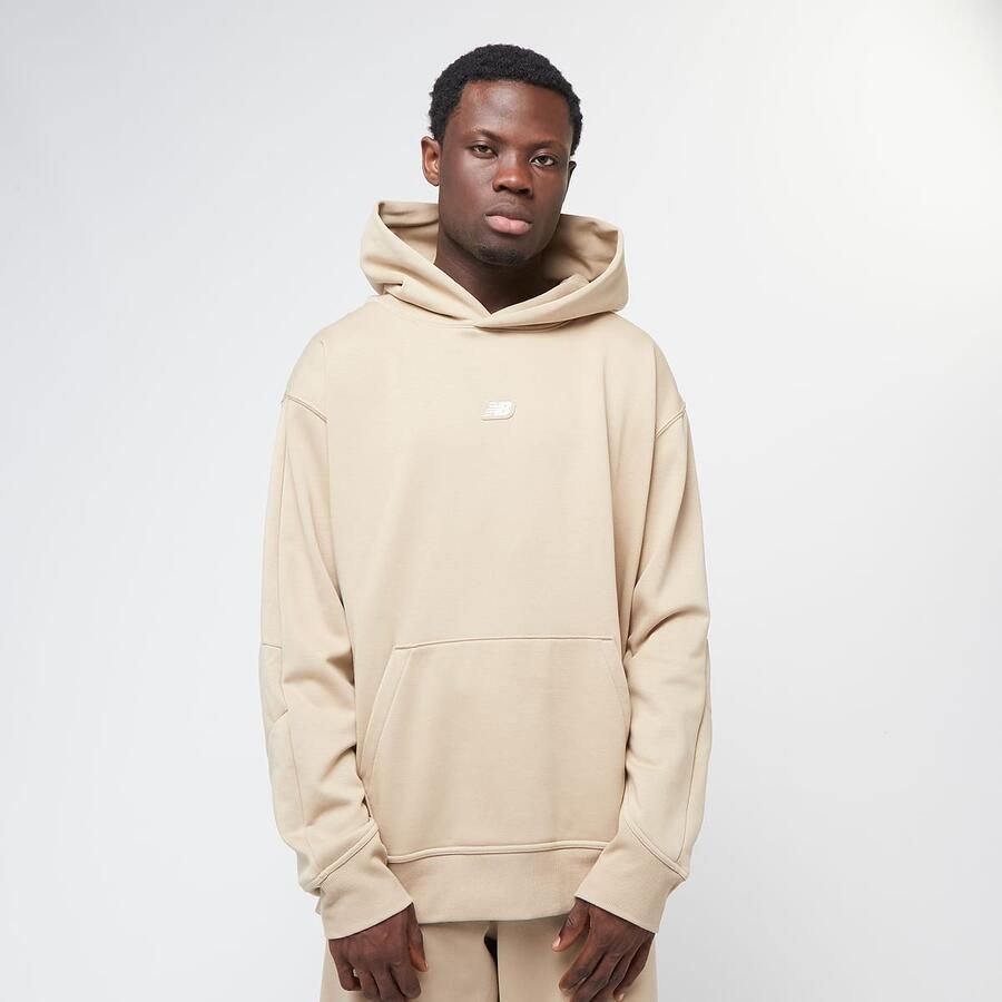 New Balance Hoops Uniform Hoodie Men Hoodies & Sweaters beige Maat S Kleding - Foto 3