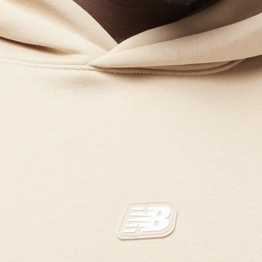 New Balance Hoops Uniform Hoodie Men Hoodies & Sweaters beige Maat S Kleding - Foto 2