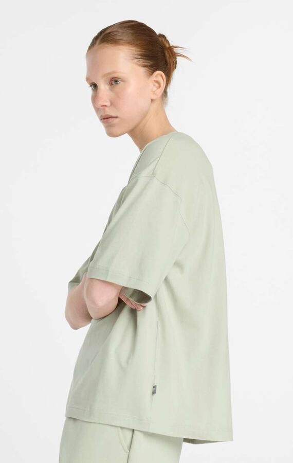 New Balance Linear Heritage Oversized T-Shirt Wo T-Shirts & Polo's groen Maat XS Kleding - Foto 2