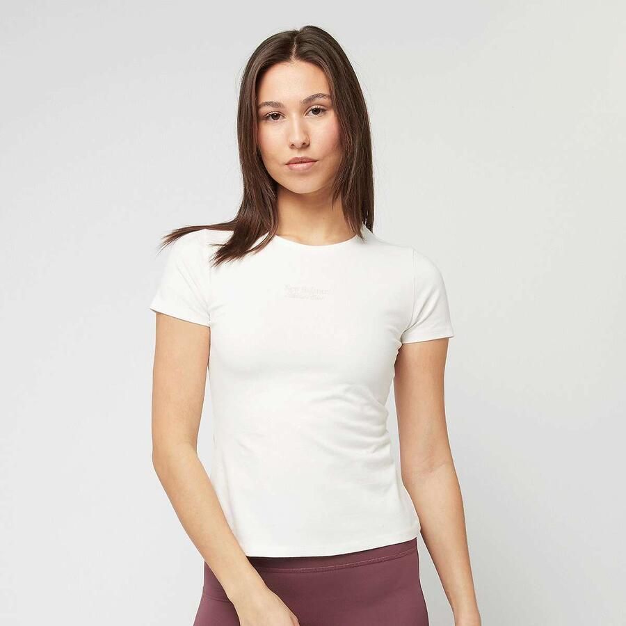 New Balance Logo Fitted T-Shirt Wo T-Shirts & Polo's wit Maat XS Kleding - Foto 3