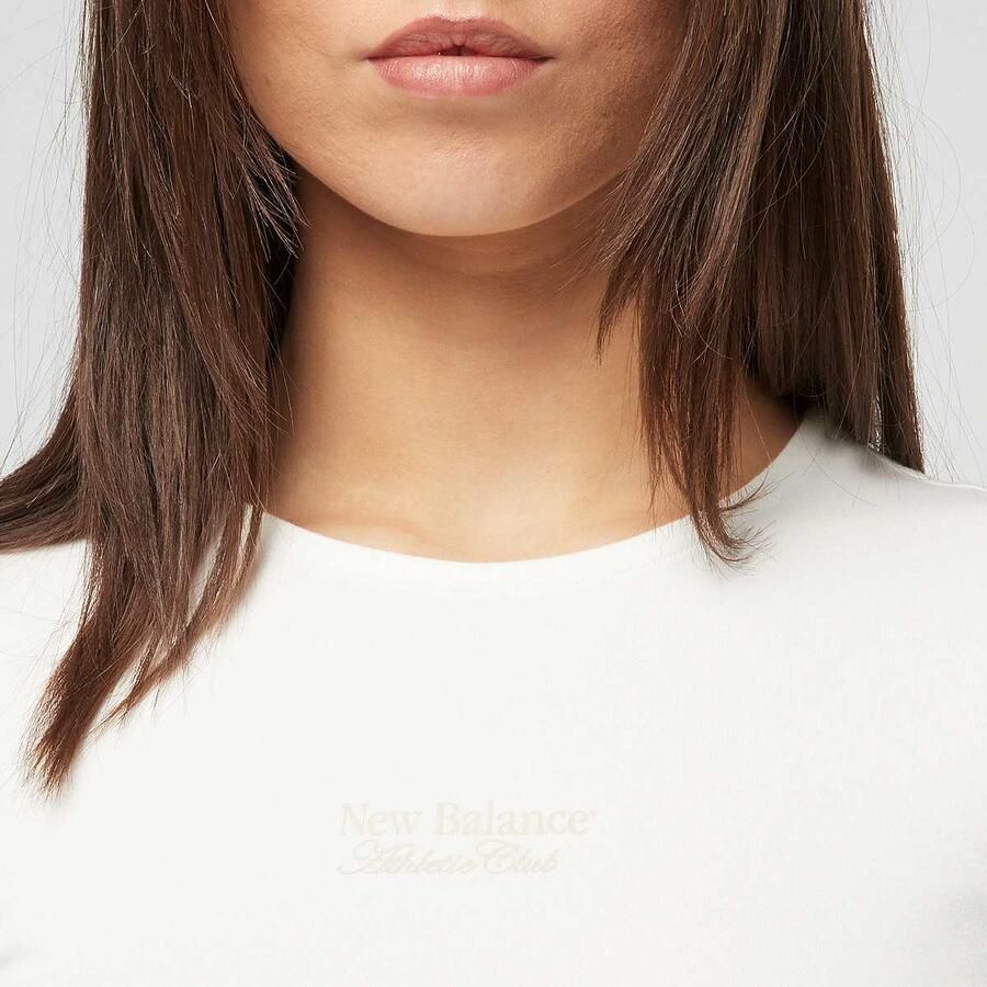 New Balance Logo Fitted T-Shirt Wo T-Shirts & Polo's wit Maat XS Kleding - Foto 2