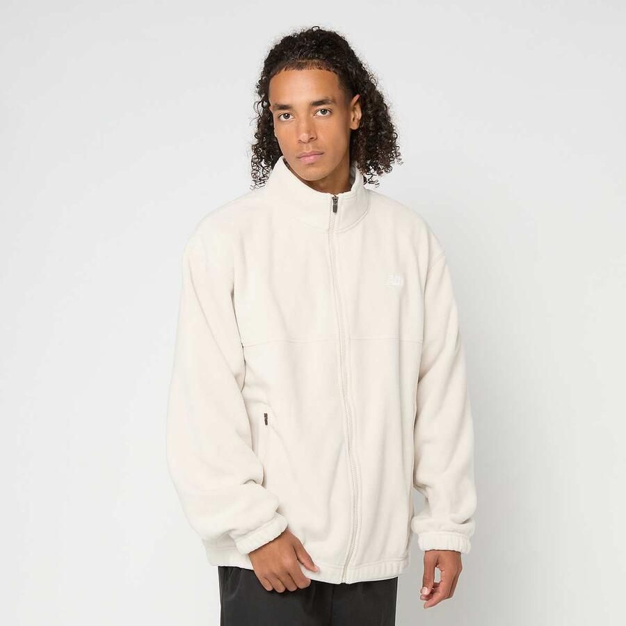 New Balance Polar Fleece Jacket Men Trainingspakken beige Maat XL Kleding - Foto 3