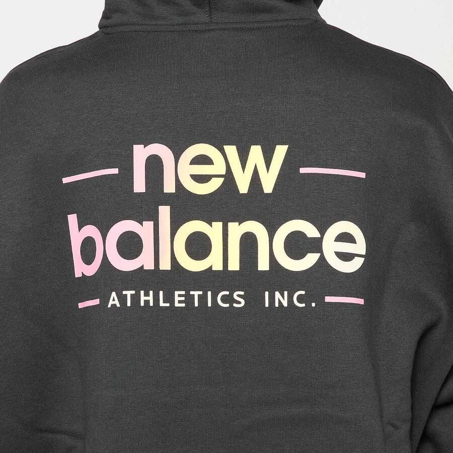New Balance Reimagined Fleece Oversized Hoodie Wo Hoodies & Sweaters zwart Maat XS Kleding - Foto 7