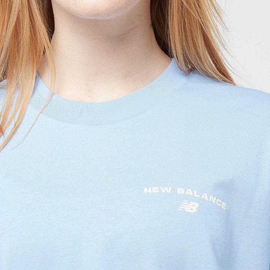 New Balance Reimagined Oversized T-Shirt Wo T-Shirts & Polo's blauw Maat XS Kleding - Foto 2