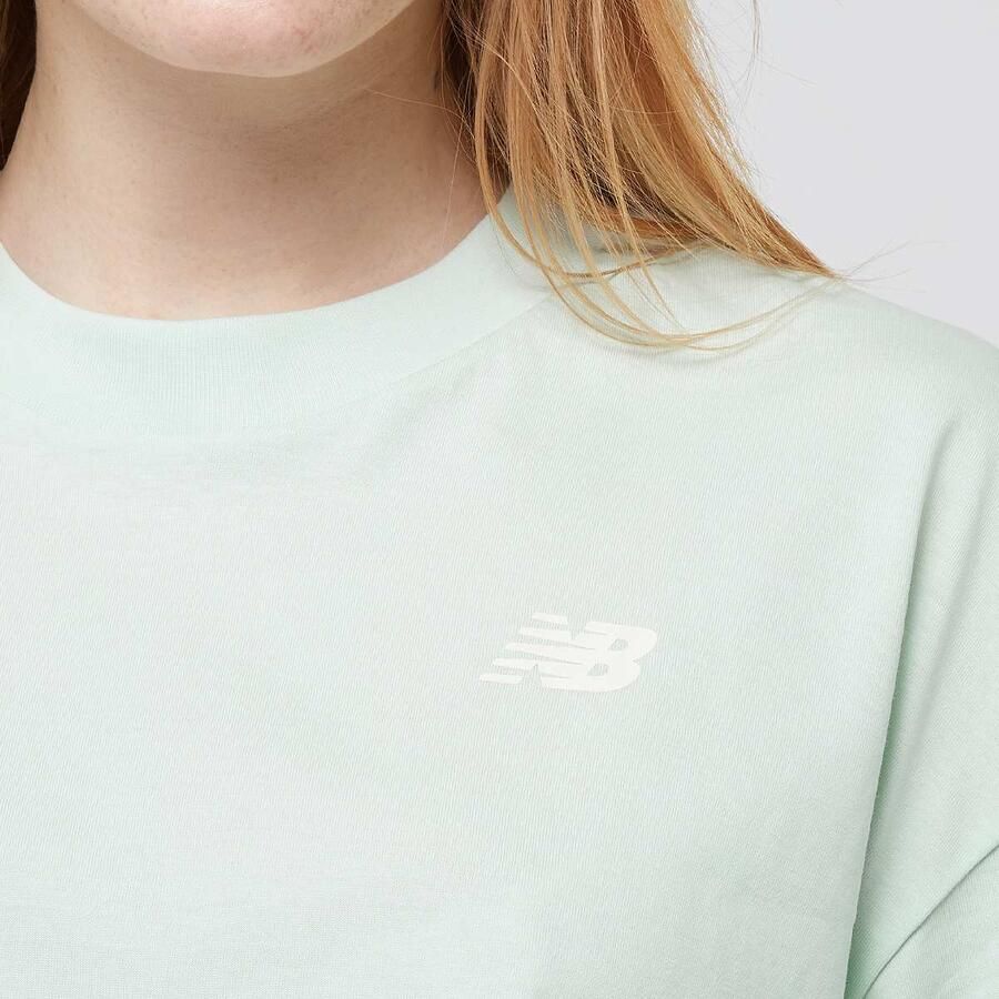 New Balance Reimagined Oversized Waist T-Shirt Wo T-Shirts & Polo's groen Maat XS Kleding - Foto 2