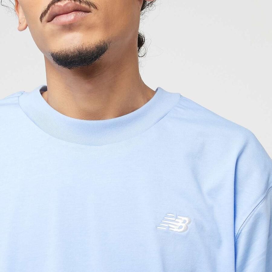 New Balance Sport Essentials Cotton T-Shirt blue Men T-Shirts & Polo's blauw Maat XL Kleding - Foto 2