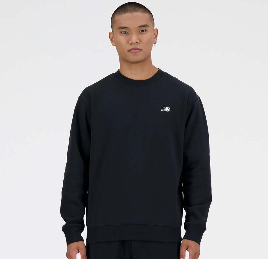 New Balance Sport Essentials Fleece Crew Men Hoodies & Sweaters zwart Maat XL Kleding - Foto 3