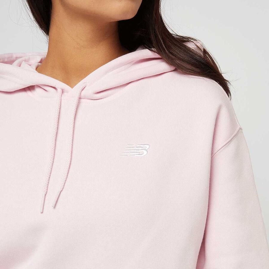 New Balance Sport Essentials Fleece Hoodie Women Hoodies & Sweaters lichtroze Maat XS Kleding