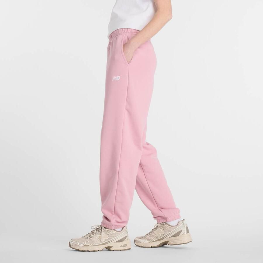 New Balance Sport Essentials French Terry Jogger Wo Trainingsbroeken lichtroze Maat XS Kleding