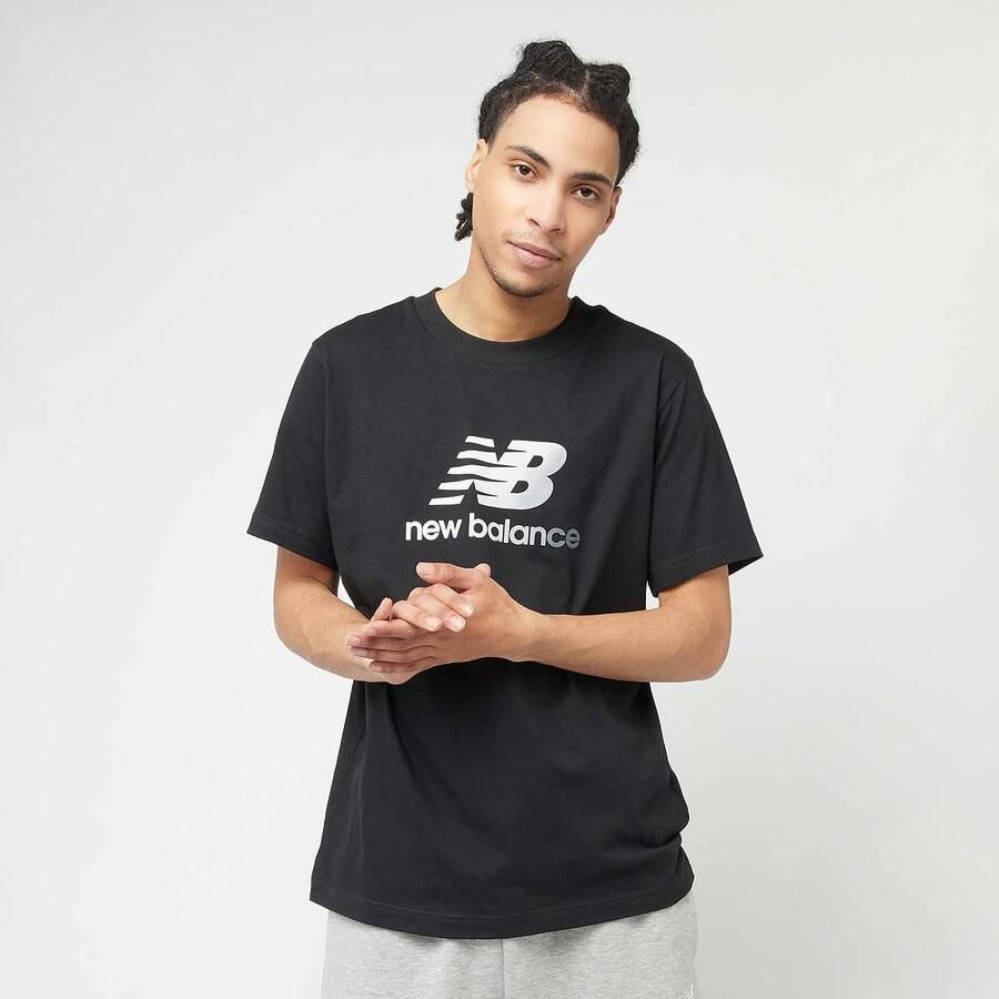 New Balance Sport Essentials Gradient Logo T-Shirt black Men T-Shirts & Polo's zwart Maat XL Kleding - Foto 3