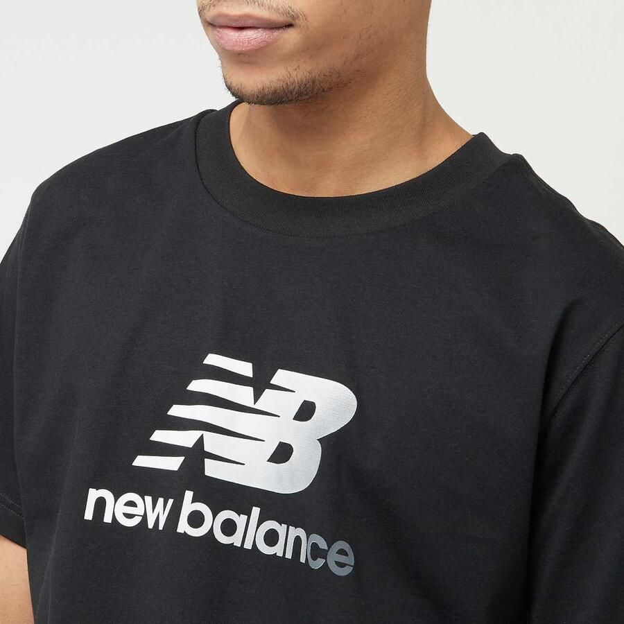 New Balance Sport Essentials Gradient Logo T-Shirt black Men T-Shirts & Polo's zwart Maat XL Kleding - Foto 2