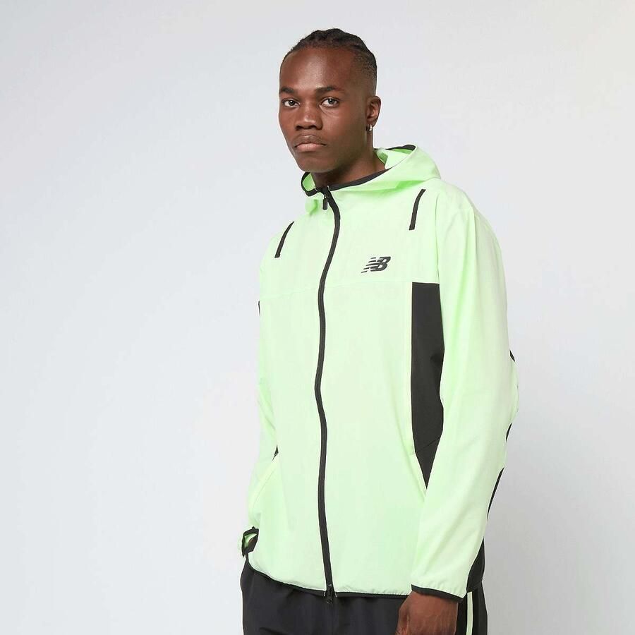 New Balance Training Woven Jacket Men Trainingspakken groen Maat XL Kleding - Foto 3