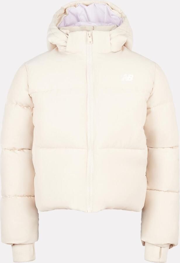 New Balance Wide Baffle Puffer Coat Unisex jackets beige Kleding - Foto 3