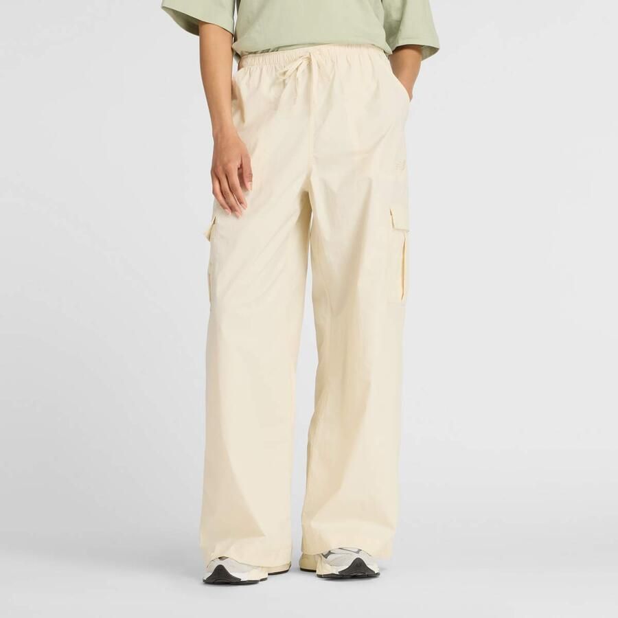 New Balance Woven Cargo Pants Wo Cargobroeken beige Maat XS Kleding - Foto 3