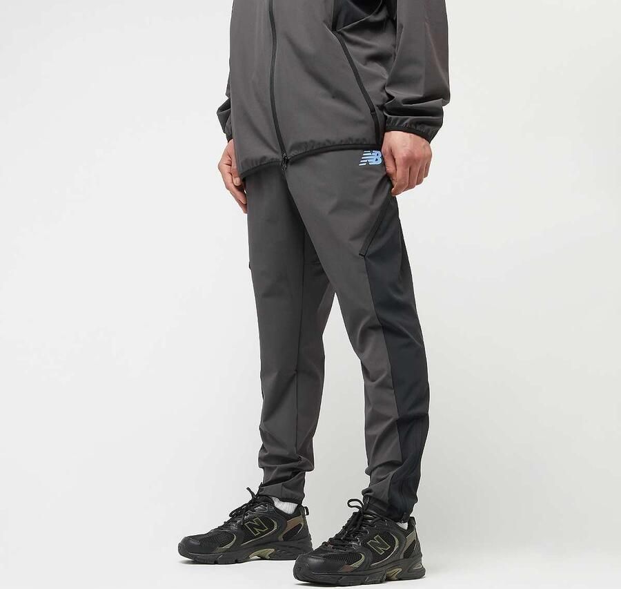 New Balance Woven Tapered Track Pant Men Trainingsbroeken grijs Maat XL Kleding - Foto 3