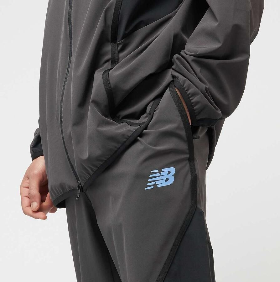New Balance Woven Tapered Track Pant Men Trainingsbroeken grijs Maat XL Kleding - Foto 2