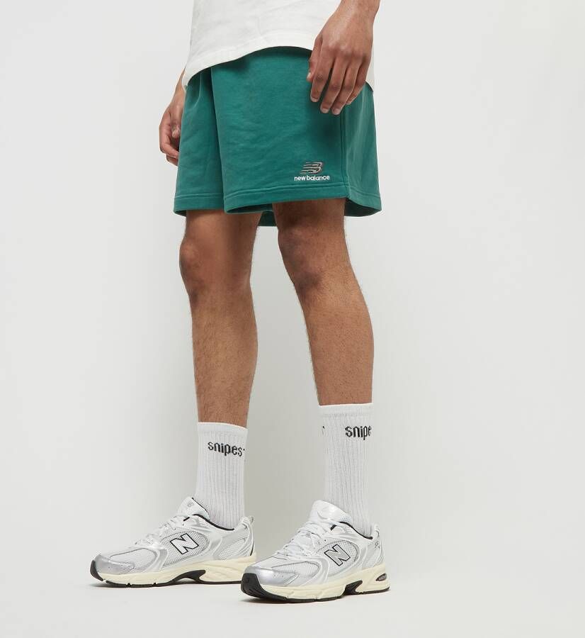 New Balance Franse Terry Zwembroek Groen Heren