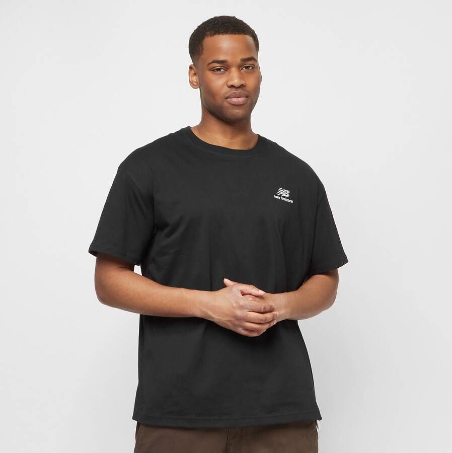 New Balance Katoenen Jersey Gender-Neutraal T-shirt Black Heren