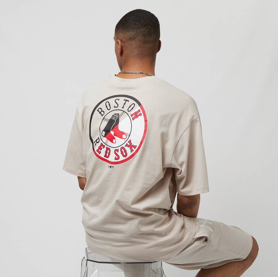 New era Mlb Team Graphic Backprint Oversize Tee Boston Red Sox Stnblk T-shirts Kleding white maat: XL beschikbare maaten:XS XL