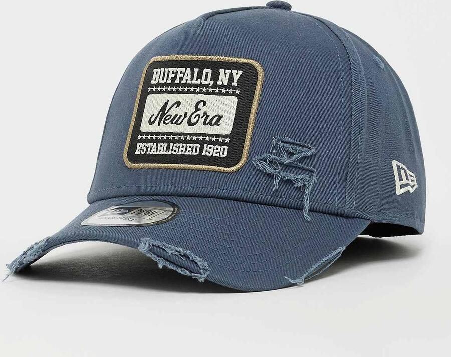 New era 9FORTY E-FRAME Patch Wash Unisex Caps blauw Maat ONE SIZE Accessoires - Foto 3