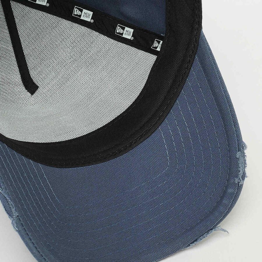 New era 9FORTY E-FRAME Patch Wash Unisex Caps blauw Maat ONE SIZE Accessoires