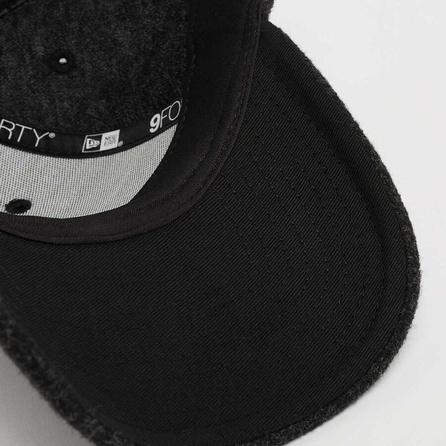 New era 9FORTY Melton Wool MLB York Yankees Unisex Caps zwart Maat ONE SIZE Accessoires