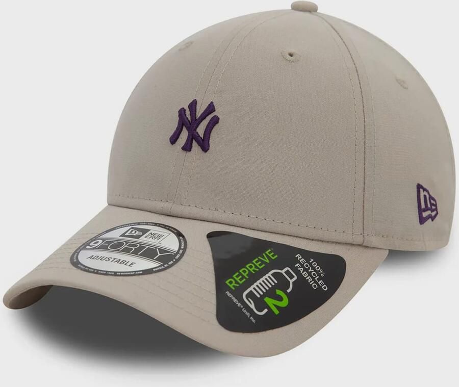 New era 9Forty Repreve Mini Logo MLB York Yankees Unisex Caps beige Maat ONE SIZE Accessoires - Foto 3